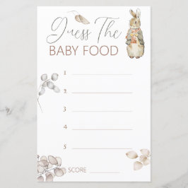 Peter de Konijn Herfst Raad het Baby Voedsel Spel