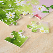 Peter de Konijn in zijn tuin    Legpuzzel (Zijkant)