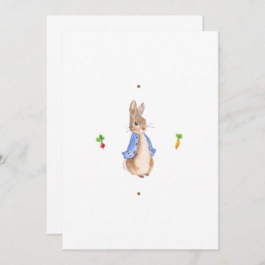 Peter de Konijn  Kaart (Voorkant / Achterkant)