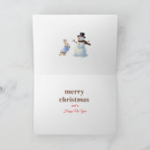 Peter de Konijn Kerstboom Vrolijk Kerstfeest Feestdagen Kaart (Binnen)