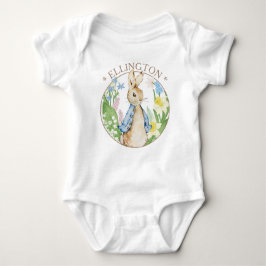 Peter de Konijn Lente Bloeit Blauw Baby shower Romper
