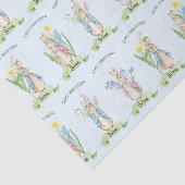 Peter de Konijn Lente Bloeit Paas Baby shower Tissuepapier (Detail)