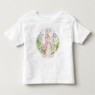 Peter de Konijn Lente Bloeit Roze Baby shower Kinder Shirts
