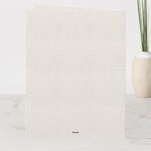 Peter de Konijn Linnen Achtergrond    Bedankkaart (Achterkant)