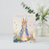 Peter de Konijn Paashaas Konijn Feestdagenkaart (Staand voorkant)