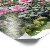 Peter de Konijn roze kauwgom in zijn tuin Foto Afdruk (Hoek)