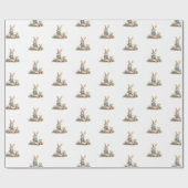 Peter De Konijn Schattige Jongen Baby shower Cadeaupapier (Vlak)