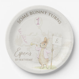 Peter de Konijn Soe Bunny 1e verjaardag Papieren Bordje