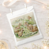 Peter de Konijn Tuin Baby shower Bedankzakje (Geknipt)