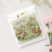 Peter de Konijn Tuin Baby shower Bedankzakje (Gezegeld)