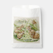 Peter de Konijn Tuin Baby shower Bedankzakje (Voorkant)