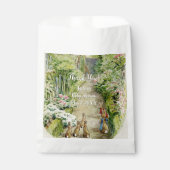 Peter de Konijn Tuin Baby shower Bedankzakje (Voorkant)