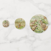 Peter de Konijn Tuin Baby shower Confetti (Voorkanten)