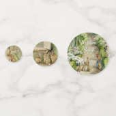 Peter de Konijn Tuin Baby shower Confetti (Achterkanten)