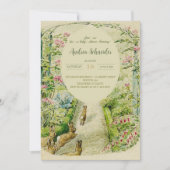 Peter de Konijn Tuin Baby shower Kaart (Voorkant)