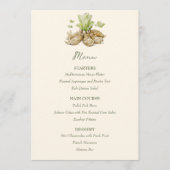 Peter de Konijn Tuin Baby shower Menu (Voorkant)