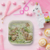 Peter de Konijn Tuin Baby shower Papieren Bordje (Feest)