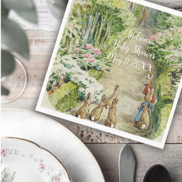 Peter de Konijn Tuin Baby shower Servet