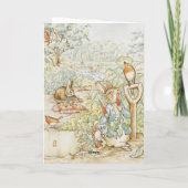 Peter de Konijn Tuin Verjaardagsverhaalboek  Bedankkaart (Achterkant)