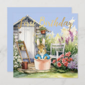 Peter de Konijn Tuinschuur Eerste Verjaardag (Voorkant / Achterkant)