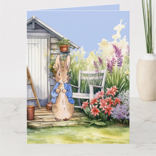 Peter de Konijn Tuinschuur Kaart (Voorkant)