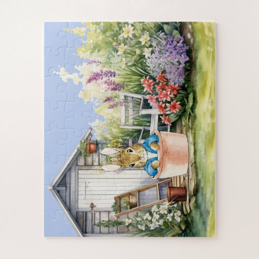 Peter de Konijn Tuinschuur Legpuzzel (Verticaal)