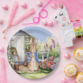 Peter de Konijn Tuinschuur Papieren Bordje (Feest)