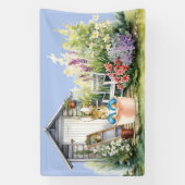 Peter de Konijn Tuinschuur Spandoek (Verticaal)