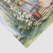 Peter de Konijn Tuinschuur Tissuepapier (Detail)