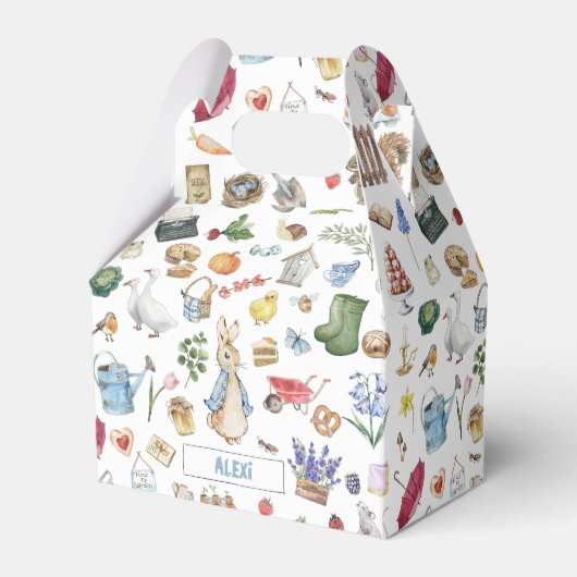 Peter de Konijn Verjaardagsgunst Box Bedankdoosjes (Voorkant Zijde)