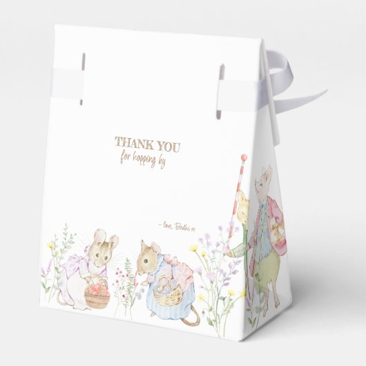 Peter de Konijn Verjaardagsparade Bedankdoosjes (Achterkant)