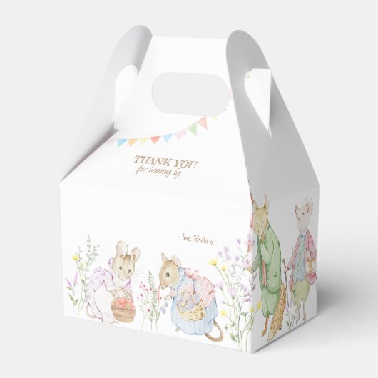 Peter de Konijn Verjaardagsparade Bedankdoosjes (Achterkant)