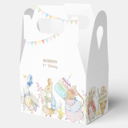 Peter de Konijn Verjaardagsparade Bedankdoosjes (Geopend)