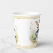 Peter de Konijn Waterverf Verjaardag Papieren Bekers (Rechts)