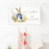 Peter de Konijn Waterverf Verjaardag Spandoek (Insitu)