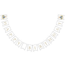 Peter de Konijn Waterverf Verjaardag Vlaggetjes