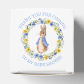 Peter de Konijn wilde bloem krans Dank u Bedankdoosjes (Bovenkant)