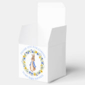 Peter de Konijn wilde bloem krans Dank u Bedankdoosjes (Geopend)