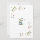 Peter de Konijn Wildflower Verjaardag Kaart (Achterkant)