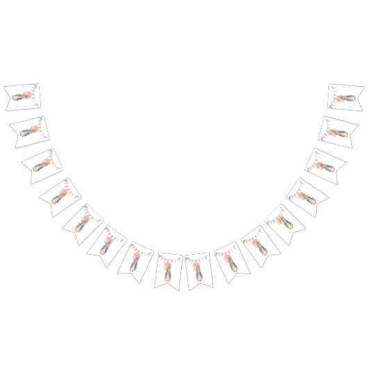 Peter de konijnenballonnen en brandende vlaggen vlaggetjes (Alle)