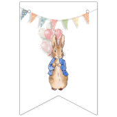 Peter de konijnenballonnen en brandende vlaggen vlaggetjes (Eerste vlag)