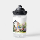 Peter de konijnenbloementuin waterfles (Achterkant)