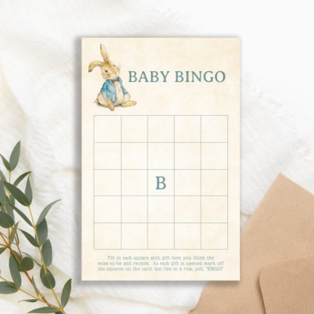 Peter De Konijnenjongen Baby shower Bingo Leuk Spe (Creator heeft geüpload)