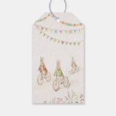 Peter de Konijnenkonijn Genderneutraal Baby shower Cadeaulabel (Achterkant)