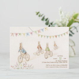 Peter de Konijnenkonijn Genderneutraal Baby shower Kaart