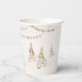 Peter de Konijnenkonijn Genderneutraal Baby shower Papieren Bekers (Links)