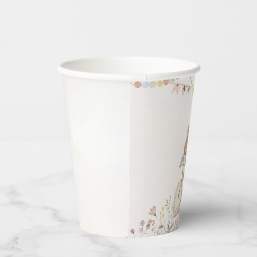 Peter de Konijnenkonijn Genderneutraal Baby shower Papieren Bekers (Rechts)