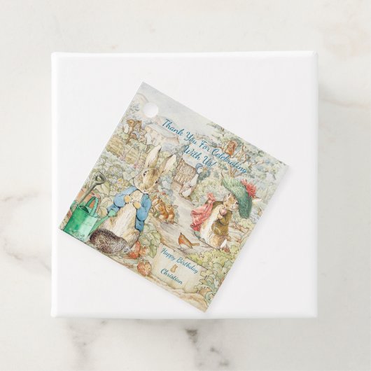 Peter de Konijnentuin Verjaardag Bedankjes Labels (In situ)