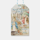 Peter de Konijnentuin Verjaardag Cadeaulabel (Voorkant)