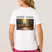 Peter de Paashaas met Easter Egg Basket T-shirt (Achterkant)